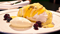 Passionfruit Pavlova With Mango Salad